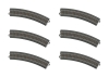Märklin Curved C Track Radius R2 = 437.5 mm / 17-1/4" / 24.3°