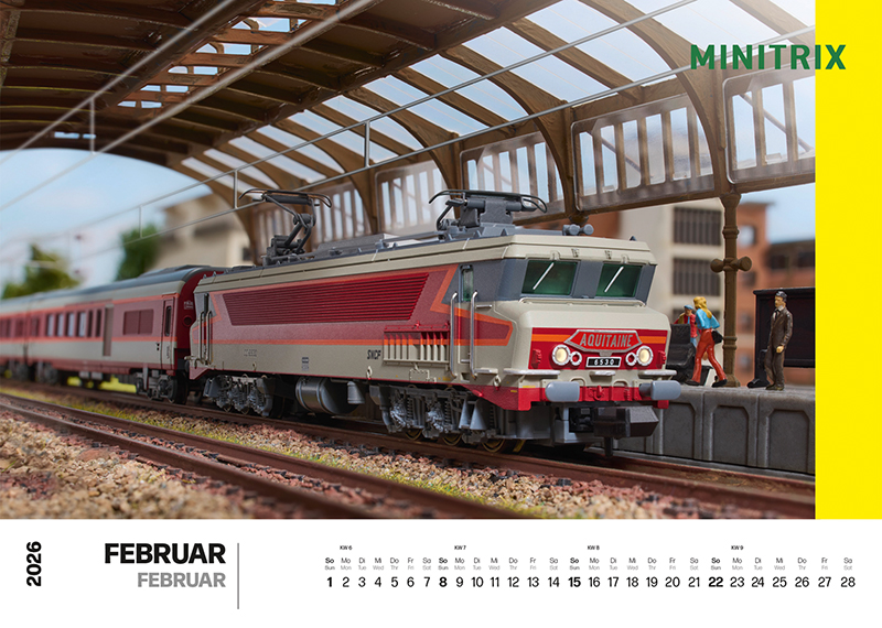 Märklin/Trix Wall Calendar for 2026 | Maerklin US