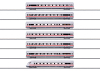 ICE Express Train Passenger Car Set