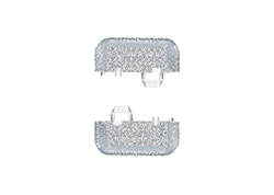 C-Rail transparant eindstuk voor railbedding