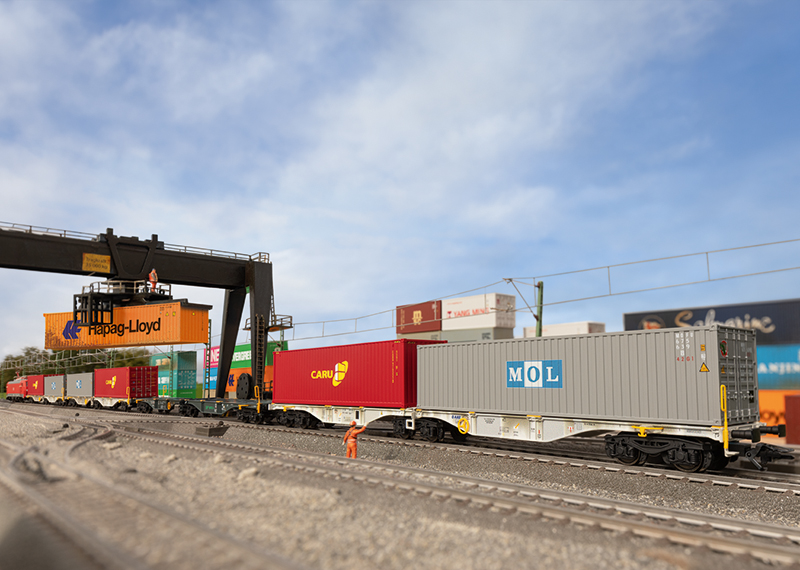 Type Sggrss 80 Double Container Transport Car | Maerklin US