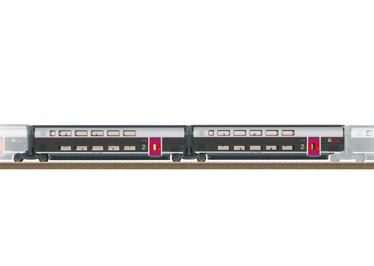 りすけ Add-On Car Set 2 for the TGV INOUI | Trix Websites