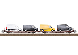 Trix Express Lot De 3 Wagons De Marchandises En Ho 2 Rails En Boites