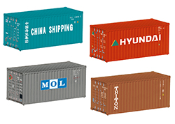 Set 20-voets containers.