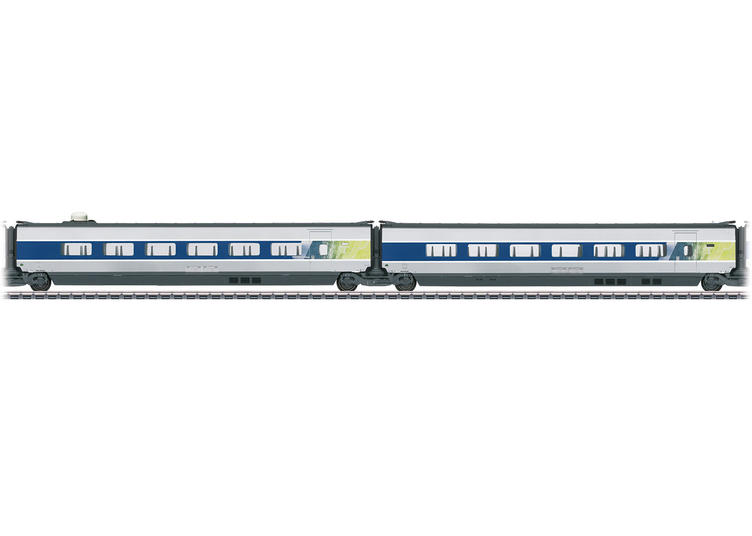 Coffret Complément Märklin H0 - Thème Regional Express, Avec Wagon De Commande à Double étage Et Rails