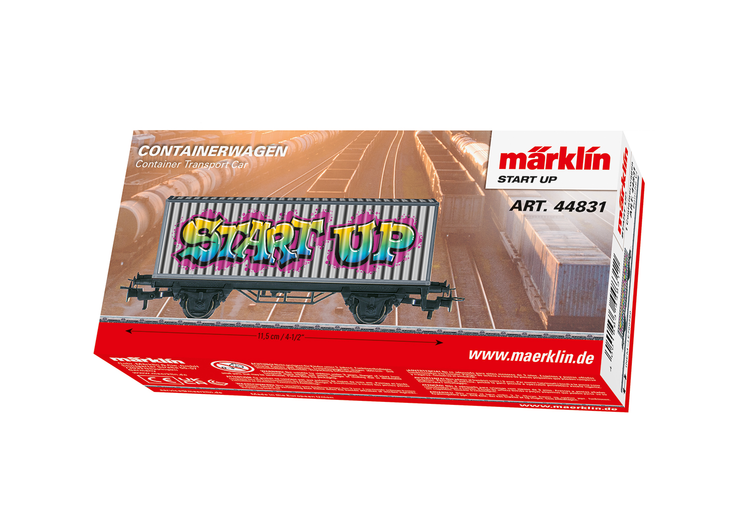 M rklin Start Up Graffiti Container Transport Car Maerklin US