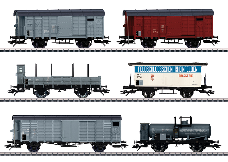Coffret Märklin 46353 – Wagon Marchandises DB – 5x Fz 120 (ex Omni 51) – État Comme Neuf