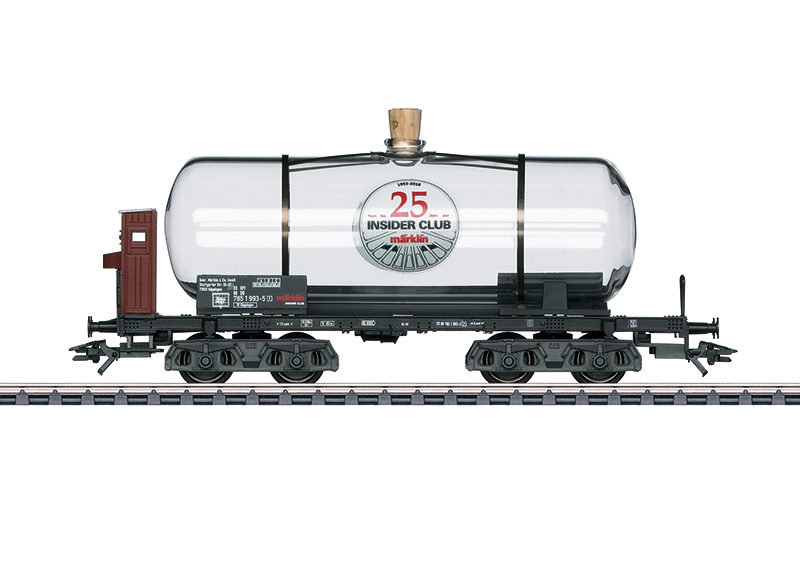 メルクリン 82460 Glass Tank Wagon Club 2000 Glass Tank Car for 25 Years of Insider Membership | Märklin
