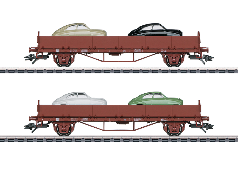 Set de wagons à ranchers avec camions MARKLIN-46406 - UTM Modélisme Set de wagons à ranchers avec camions MARKLIN-46406 - UTM Modélisme