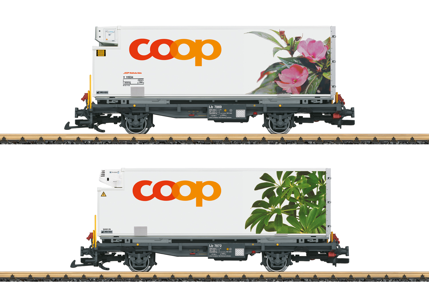 RhB Container Car Set 