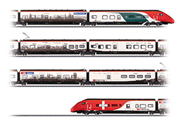 Class RABe 501 Giruno High-Speed Rail Car Train