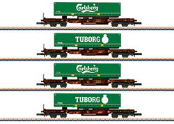 Deep-Well Flat Car Set