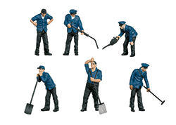 Set Figuren "Spoorwegpersoneel"