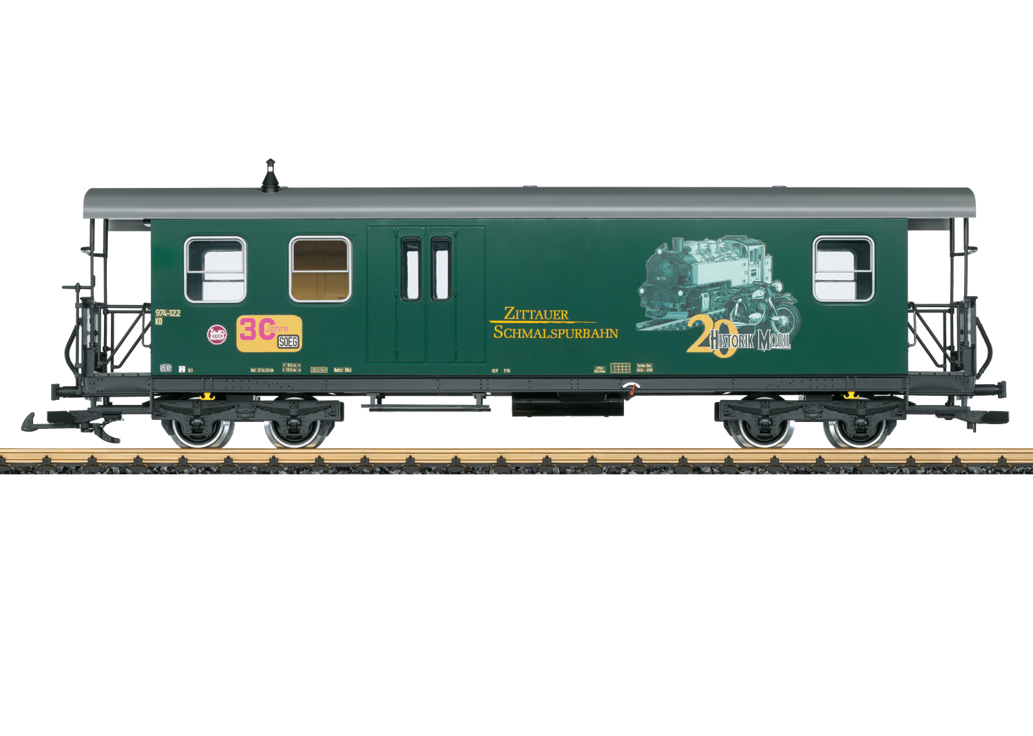 LGB LEHMANN レーマン 電気機関車 611号機 24402.8 Special car for 30