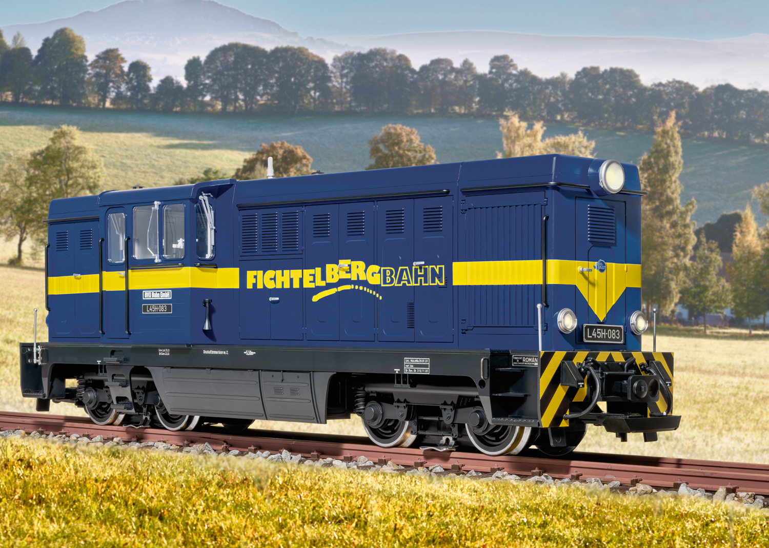 Diesellok L45H-083 Fichtelbergbahn BVO Bahn GmbH (Busverkehr Ober- und Westerzgebirge), Ep. V