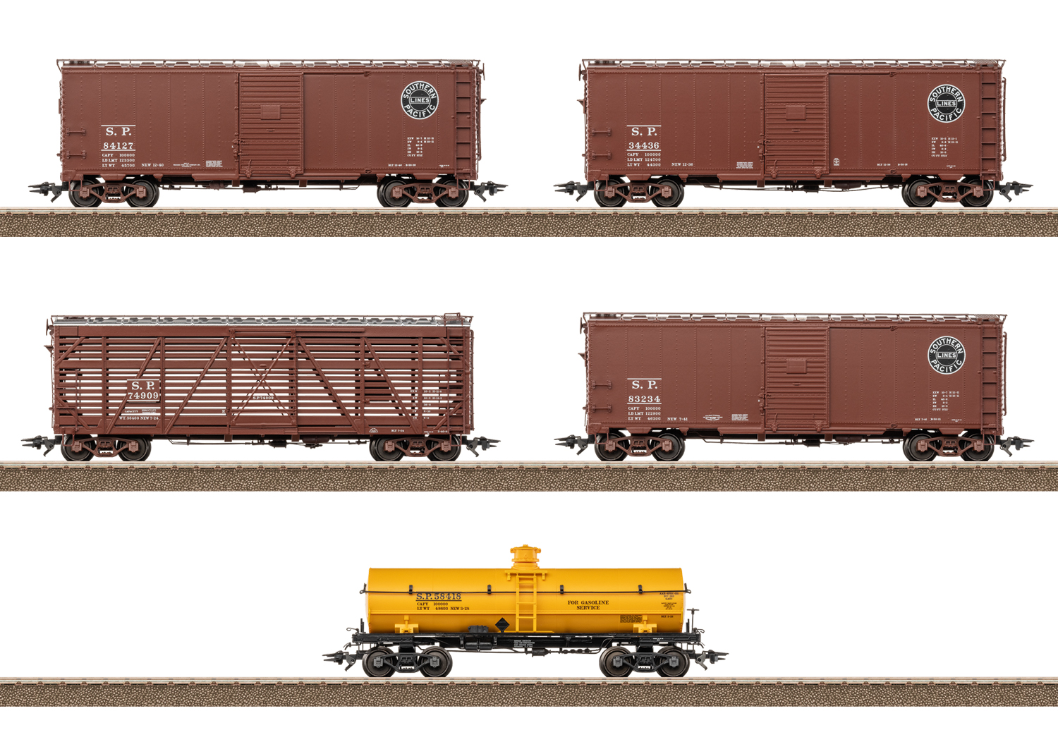 Southern Pacific freight car set | Trix Websites