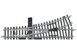 Märklin K-rail Wissel links lengte 168,9 mm