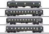 Set sneltreinrijtuigen passend bij de stoomlocomotief type 19 'Sachsenstolz'