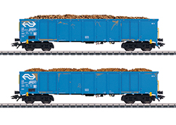 Set hogeboordwagens "bietentransport"