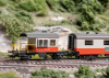 Set koppelwagens 'Spoetnik' van de Swiss Express.