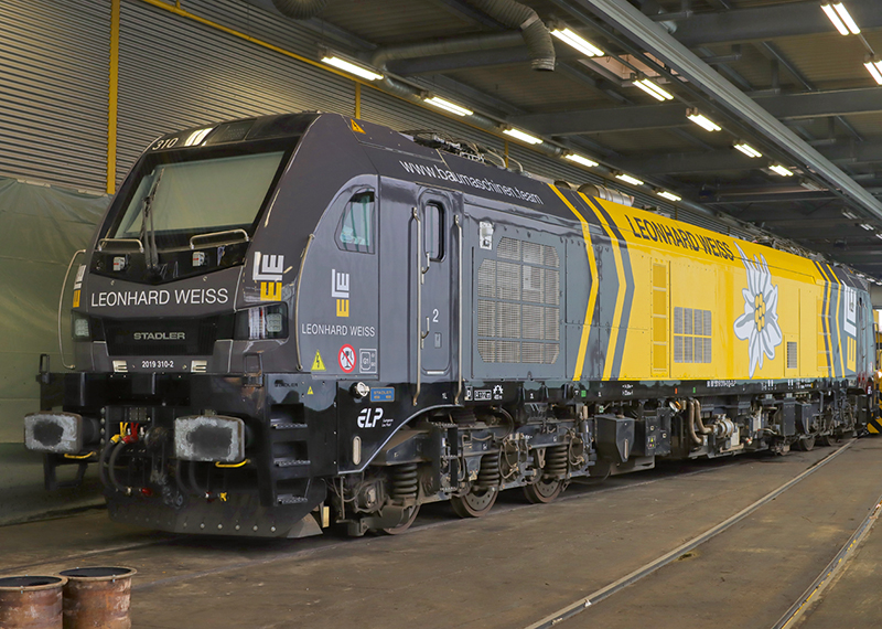 Locomotora real BR 2019 Leonhard Weiss - Stadler Euro9000