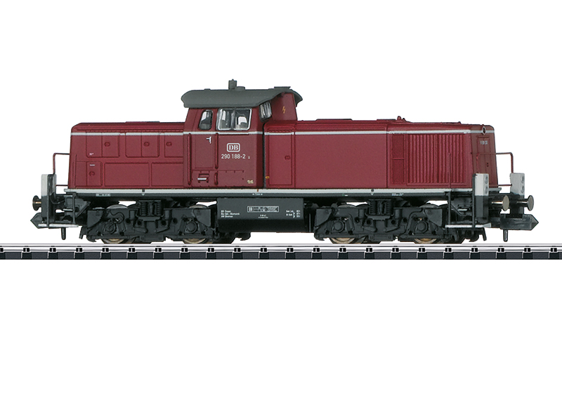 Locomotive Diesel Roco H0 63422 - Br 290 188-2 DB Époque IV, Analogique, Très Bon état