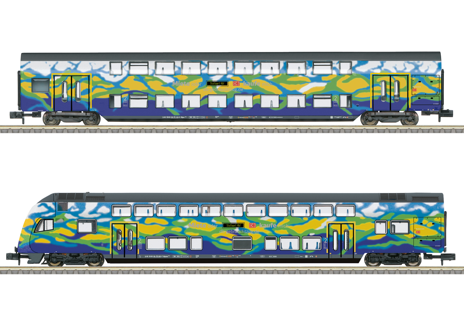 Tourism Train” Bi-Level Car Set 2 | Trix Websites