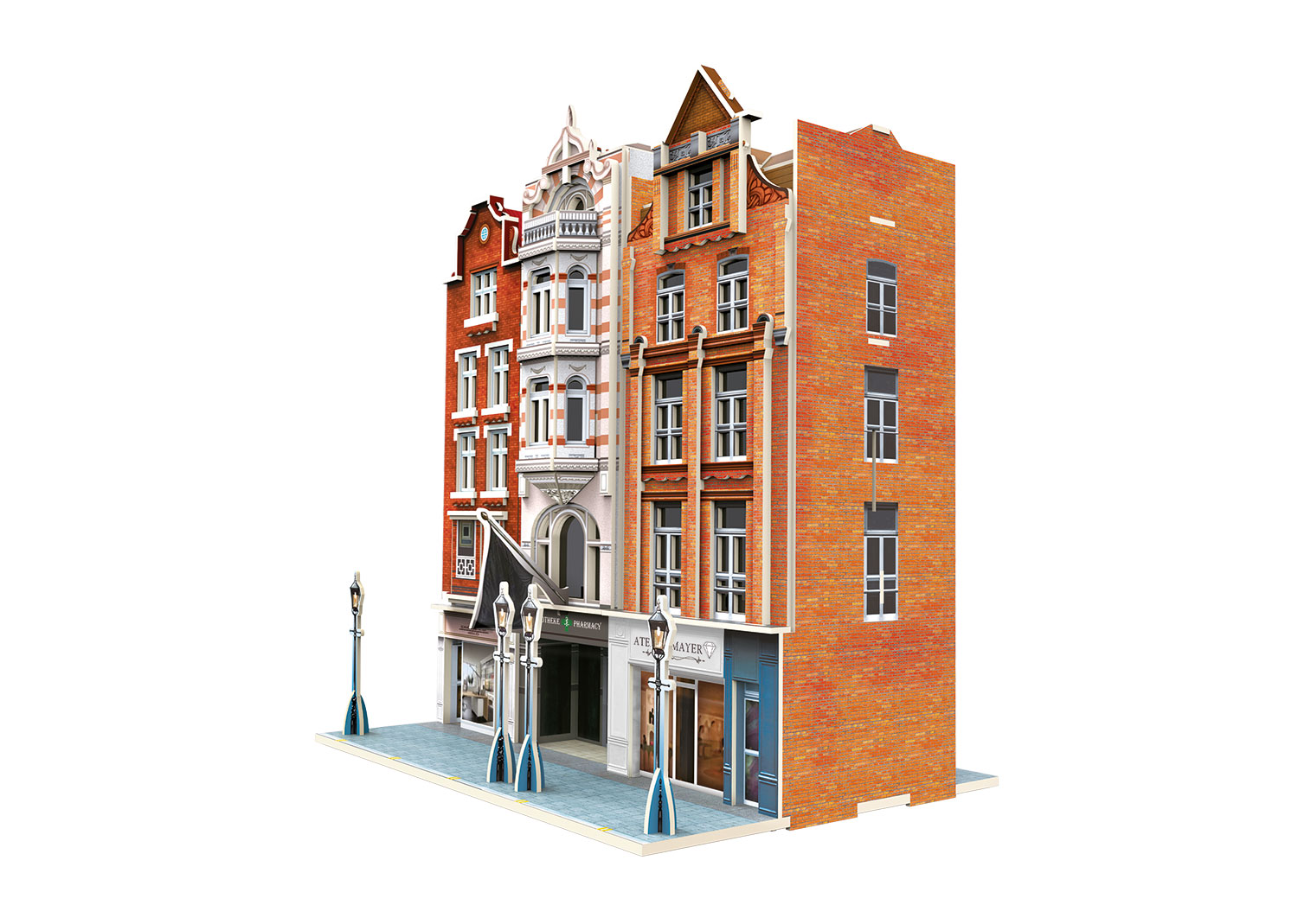 Märklin Start up - "Residential and Commercial Buildings" 3D Building Puzzle