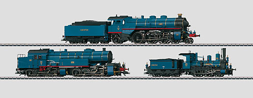 Coffret de locomotives à vapeur « Stars des Chemins de fer Royaux Bavarois (K.Bay.Sts.B.) ».