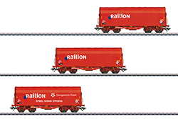 Set met 3 schuifhuifwagens Shimmns