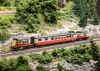 Set koppelwagens 'Spoetnik' van de Swiss Express.