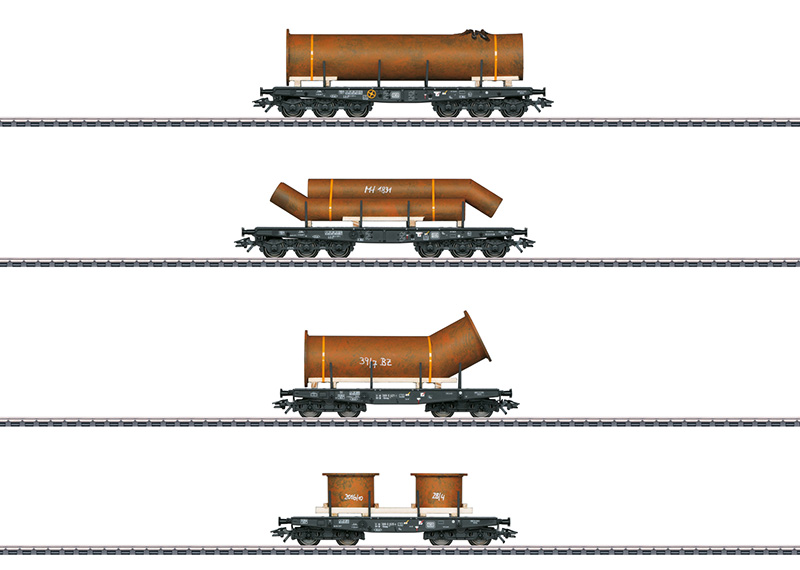 Märklin 48871 Wagon Plat Rlmmps Pour Transport Charges Lourdes Ep Vi H0
