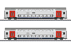 Set dubbeldeks rijtuigen NMBF/SNCB